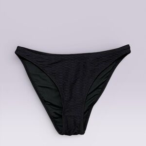 5/$25 Charmo Black Low Rise Bikini Bottoms